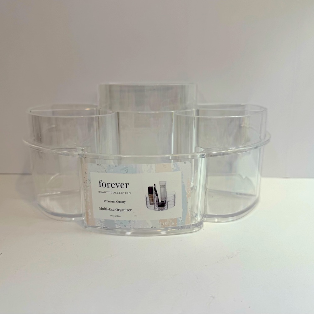 Forever Beauty Collection Clear Multi-Use Organizer